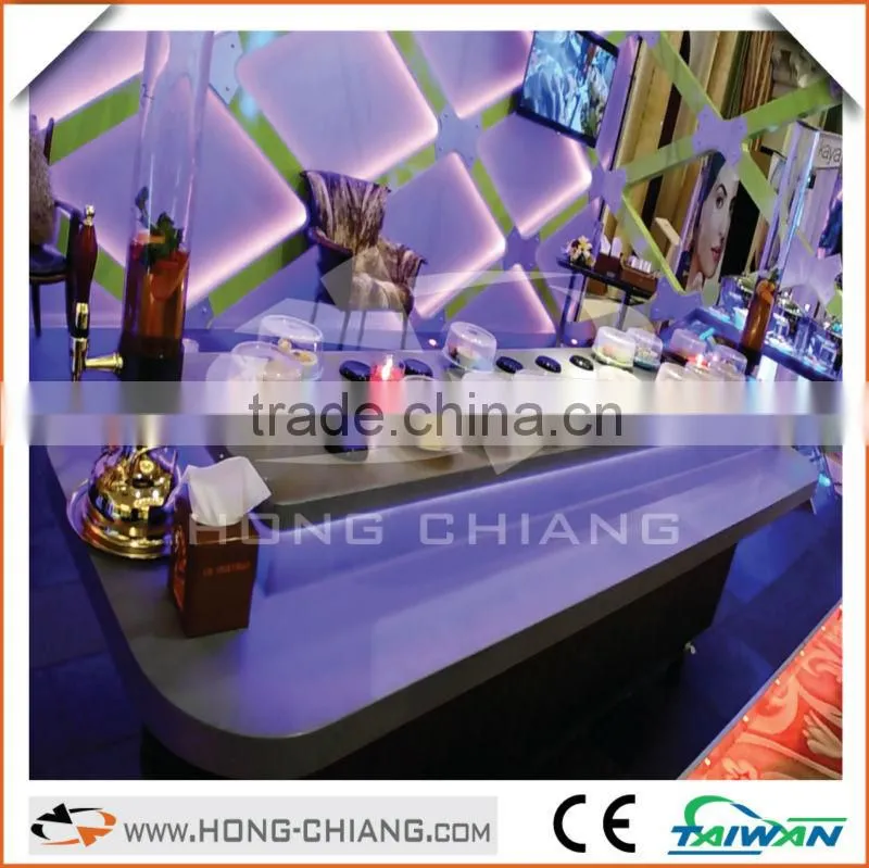Mobile magnetic conveyor belt / desk / modern display counter / promotion table