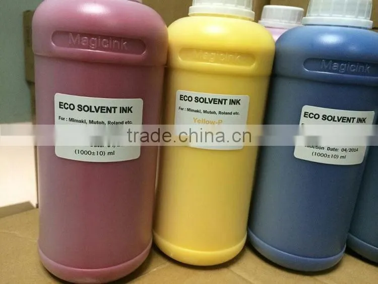 high quality Eco Solvent Inks for DX7 Printhead, Eco Sol Max ink for DX7 Print head. High Quality and Excellent Performance