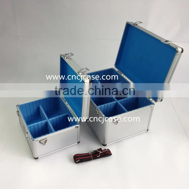 Silver diamond pattern aluminum medical box