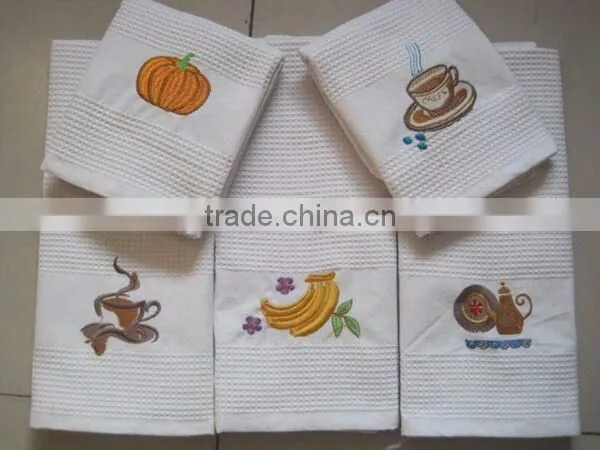 100% cotton tea towel waffle tea towel kitchen towel Christmas tea towel