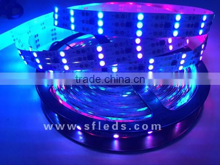 Decoration 5050 SMD 1003 ic ouside waterproof DC12V addressable triple row led strip