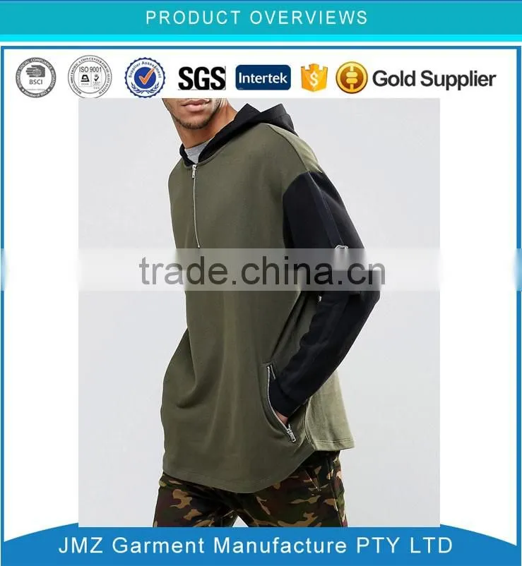 Street mens hoodies custom men fashion pocket hoodies manufacturer wholesale