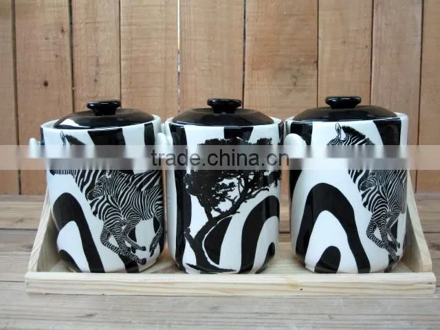White Ceramic Mug with Black Tree Decal for Office