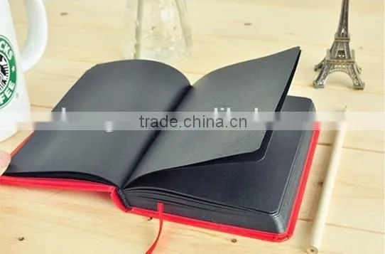 notebook with belt and pocket