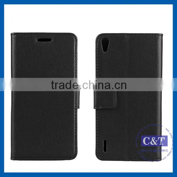 C&T Fashion new product customized flip case for huawei p7