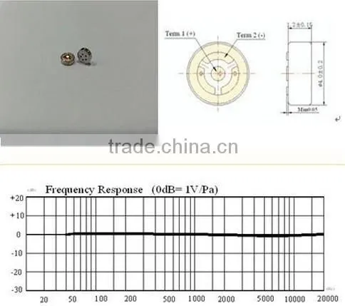 FB-4013SMD-3 High temperature resistant wire control headphones smd microphones (FBELE)