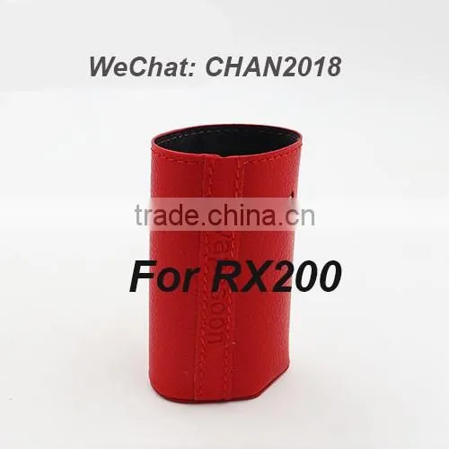 RED RX200 tc mod leather skin mod box leather case with high quality