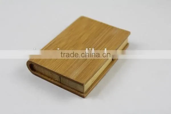 Mini wooden rectangle swivel usb