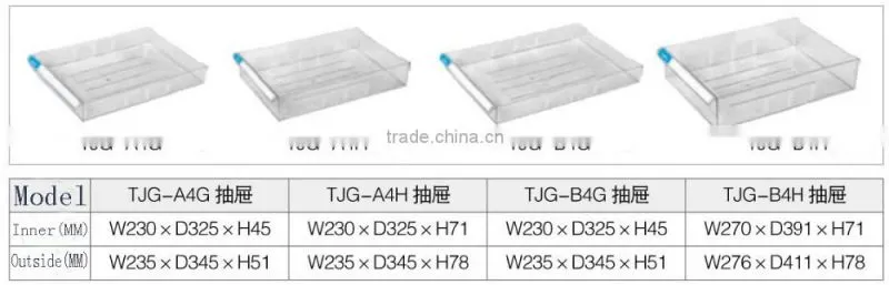 TJG-A4G-106 Taiwan 6 Drawer File Cabinet Vertical Style For A4 Papers Files