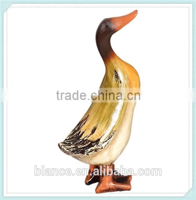 handmade resin duck statue for garden decoration