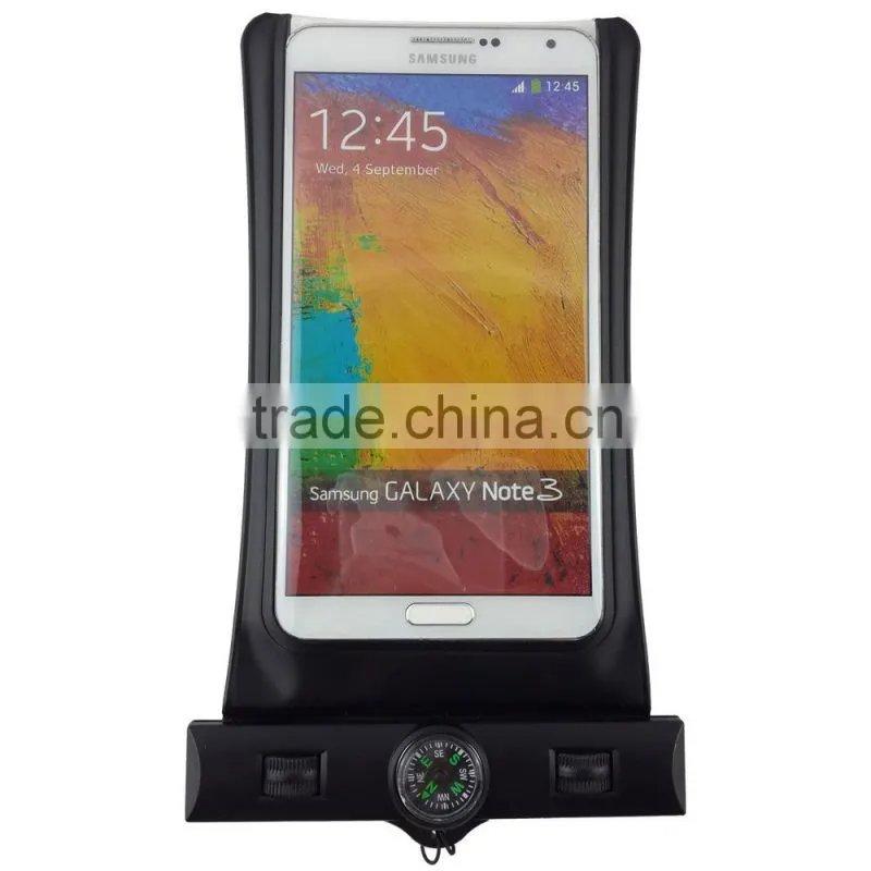 100% CLEAR PVC WATERPROOF CASE COVER BAG DRY POUCH FOR MOBILE PHONE WITH IPX8 REPORT