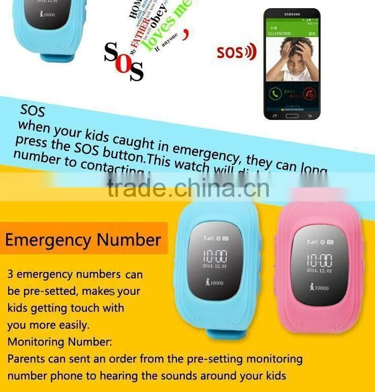 Hot selling Kids GPS Smart Watch Location Watch SOS watch for kids