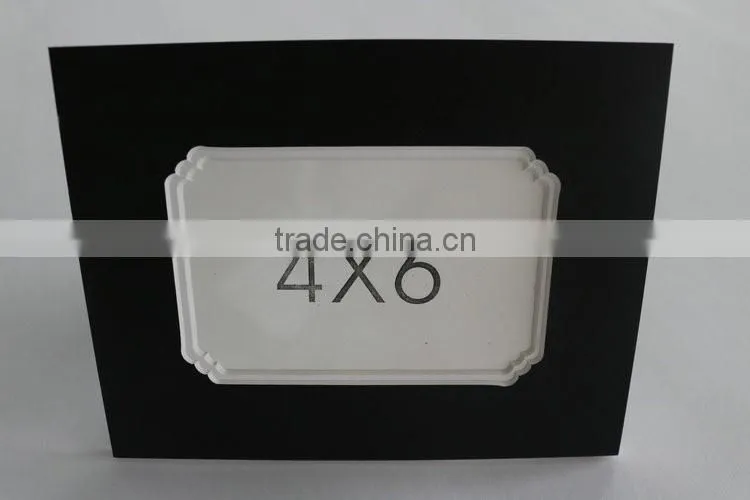 Promotional gift insert phtos 4x6" paper frame white magic photo frame