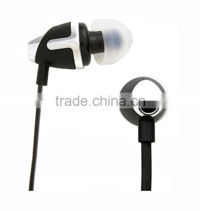 fashional purple color earphone flat cable earphone for MP3 player