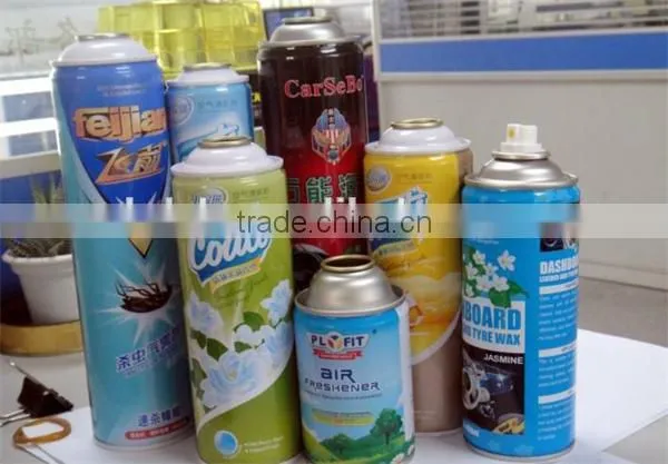 Aluminum empty aerosol body spray can