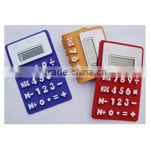 gifts digital electronic silicone mini folding calculator