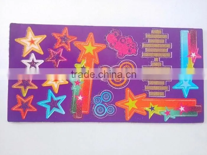 Custom die-cut removable pvc free material wall stickers