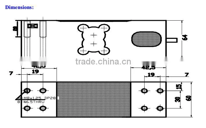 Aluminum alloy load cell /sensor AM629