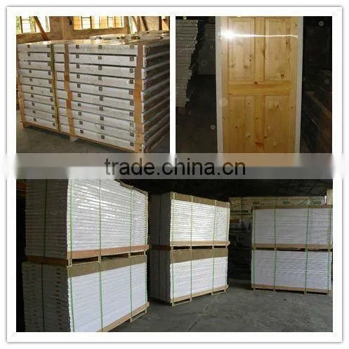 wood glass door design