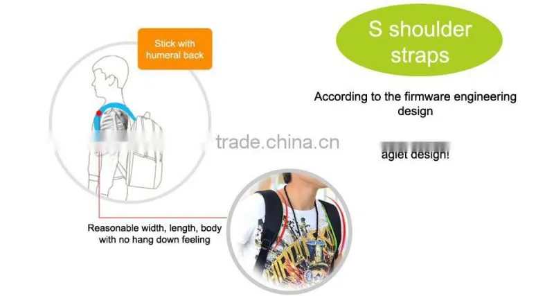 BUBM 2015 New Style Durable detachable Sports Bag Customized Backpack Laptop Bags