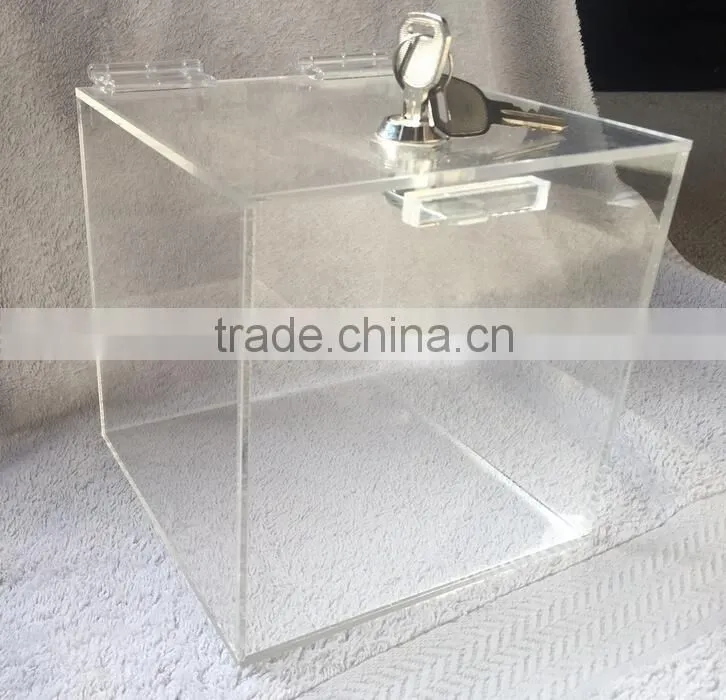 with lock acrylic display box