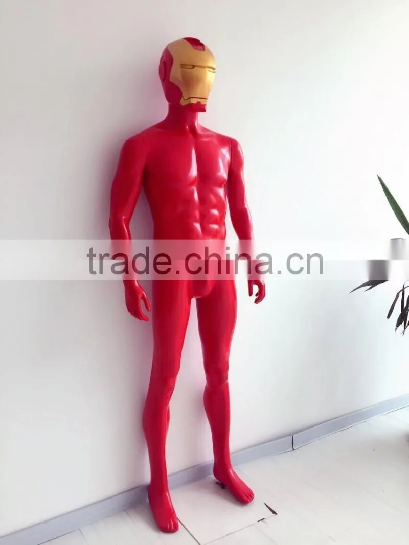 Fiberglass display mannequin for stocking for window display