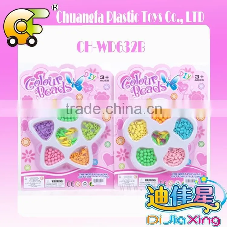 New Design DIY Plastic beaded bracelet kids diy crafts
