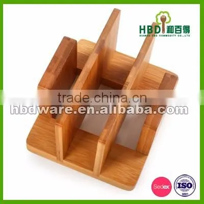 2016 amazon best selling premium high quality wood bamboo napkin holder