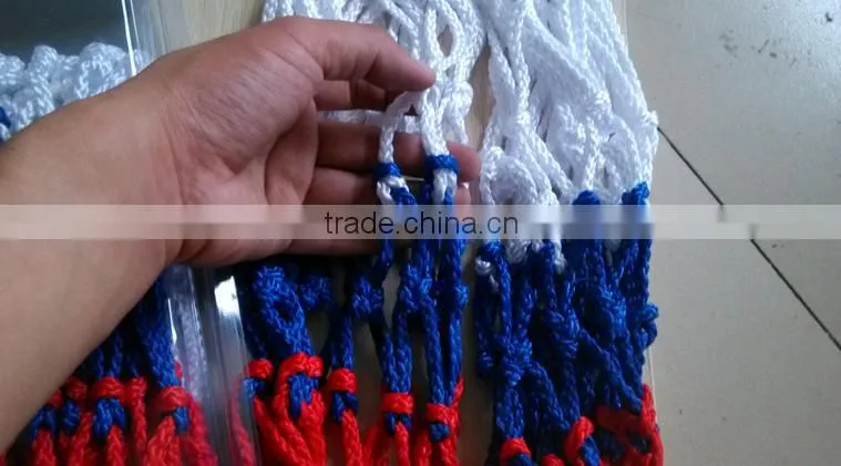 High Quality White and Red Blue Basketball Nets