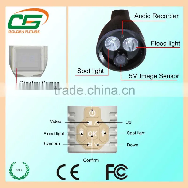 Rechargeable dvr flashlight