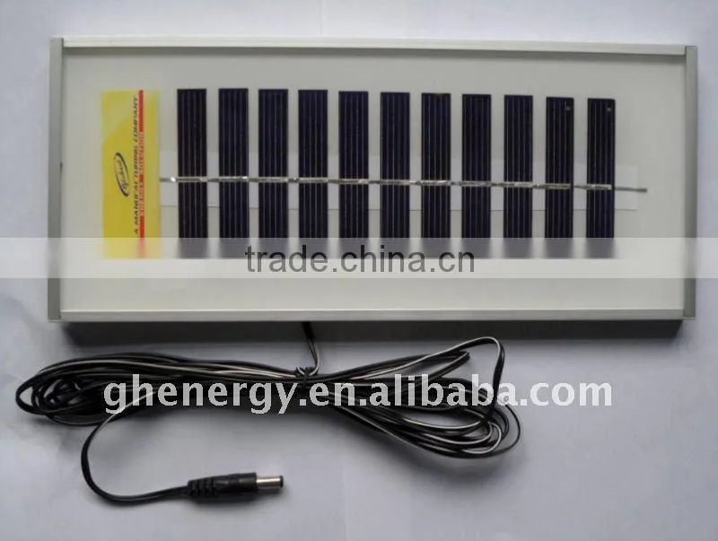 solar panel 5W for mobile phone charge