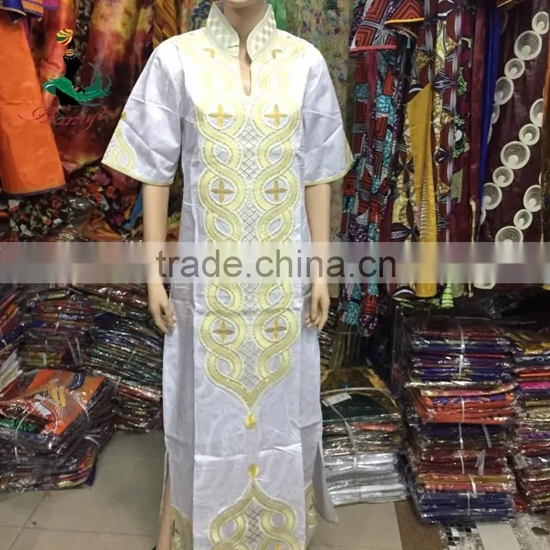 2016 Haniye hot sale nigeria bazin riche dresses for african women