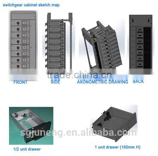 GCS series 50/60Hz withdrawable low voltage electrical distribution cabinet