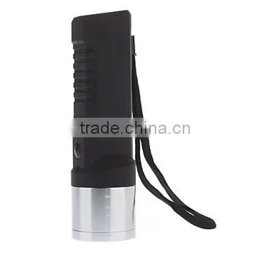 crank dynamo led rechargeable flashlight
