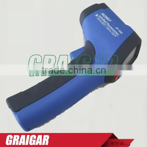 Portable laser Infrared thermometer HT-835 (-50 TO 850 Celsius degree) Celsius Fahrenheit changeable temperature meter
