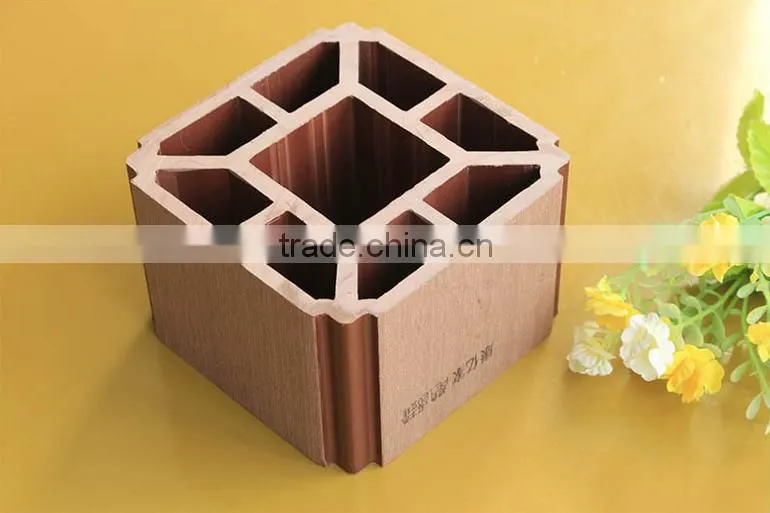 WPC high density WPC square timber for outdoor PE project