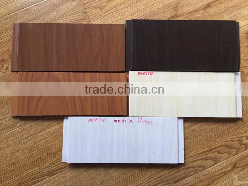 2016 new arrival Colombia 30cm*9mm pvc ceilings pvc panel techo de pvc Panel de pvc for decoration