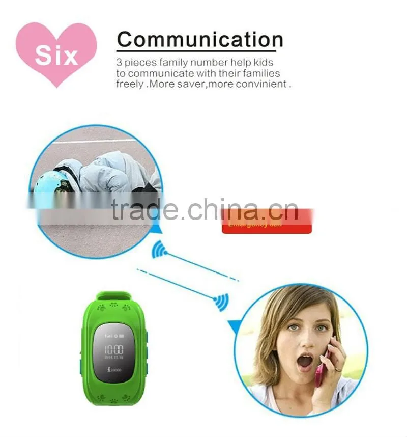 Q50 Smart Watch Phone Children Kid Smart GPS Tracker Anti-Lost Wristwatch Q50 dial call Smartwatch for IPHONE iOS Android phone