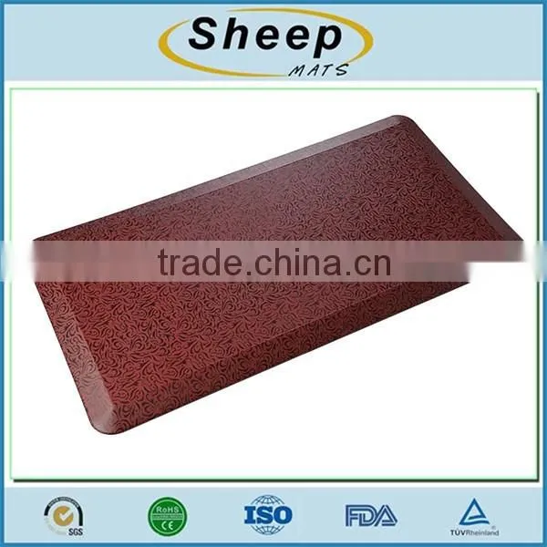 Waterproof pu foam comfortable office anti-fatigue standing mat