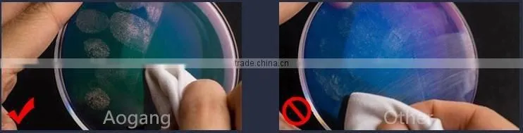 Optical lens manufacturer 1.56 UV400 HMC EMI circle lenses
