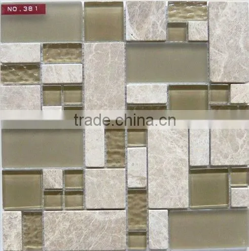 glass tile mosaic rectangle