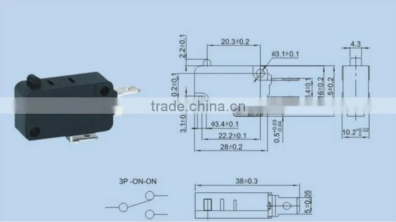 KW7-03-1 limt switch/micro switch
