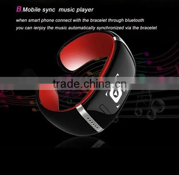 Fashion and Sport Fitness Bluetooth Sync Smart Bracelet L12S