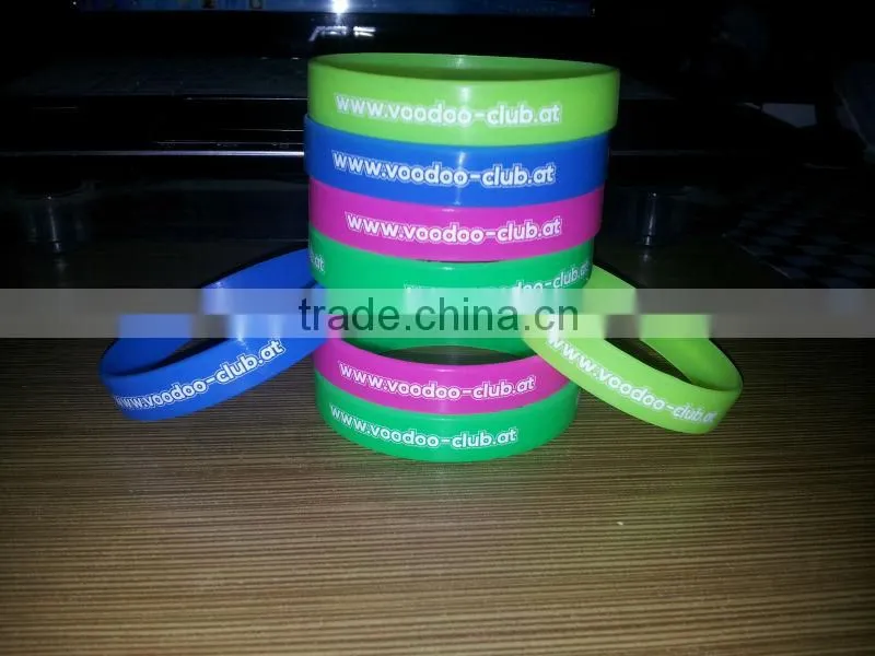 Printed logo Silicon Wristbands,customized design wristband