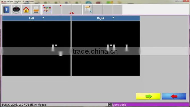 used V3DI digital wheel alignment machine for car diagnostic