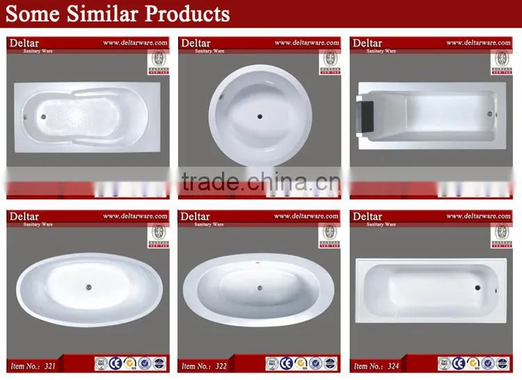 Chinese Common Bathtub, The Factory Elliptical Wholesale Bathtub, Cheapest Drop-in Cast Iron Bathtub