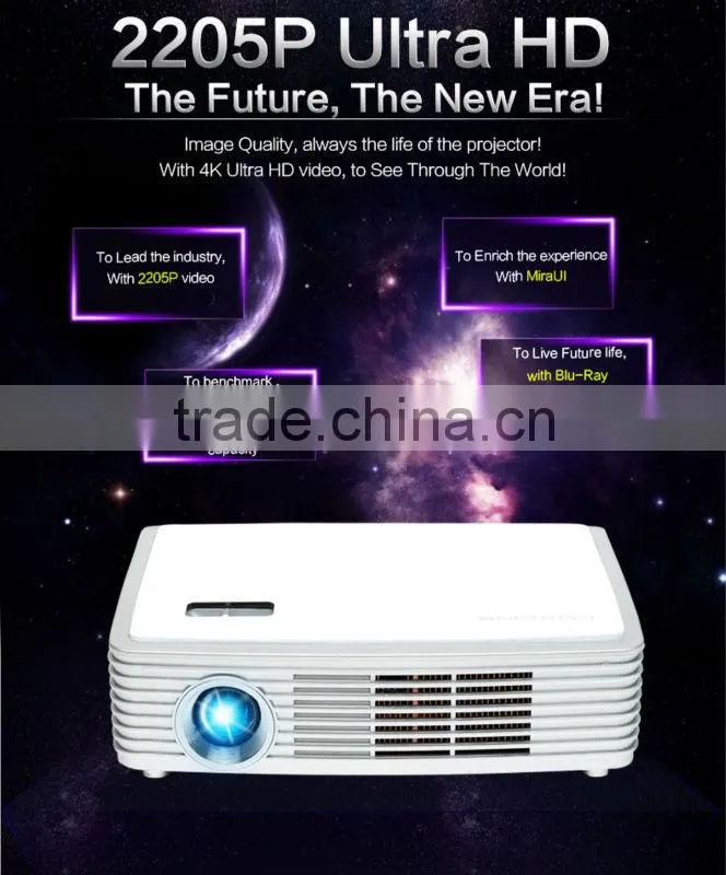 2014 New Wireless/Portable/Outdoor/Home/Mini LED 3D Projector