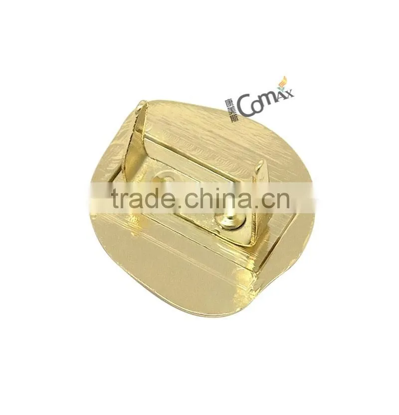 New Design Shiny Gold Metal Logo For Handbag