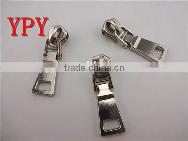 8# metal slider with puller(in Silver)