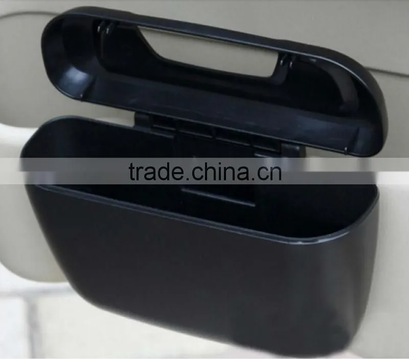 2014 hot selling all black waste bin for cars (FH-AB001)